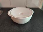 Ronde ovenschaal, Huis en Inrichting, Keuken | Servies, Ophalen, Zo goed als nieuw, Effen, Schaal of Schalen