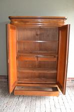 Prachtige antieke mahonie houten biedermeier meidenkast., Antiek en Kunst, Antiek | Meubels | Kasten, Verzenden