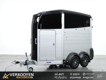 1 Ifor Williams HBX403 Paardentrailer - Voorlosser - Zwart V beschikbaar voor biedingen