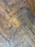 Ovale eettafel met visgraat motief lang 250 breed 115, Huis en Inrichting, Ophalen, Eikenhout, 100 tot 150 cm, Zo goed als nieuw