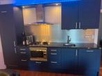 Mooie blauwe keuken incl. inbouwapparatuur - zelf demonteren, Huis en Inrichting, Keuken | Complete keukens, Ophalen, Gebruikt