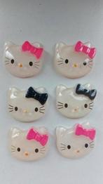 6 grote Hello Kitty flatbacks, Ophalen of Verzenden, Nieuw
