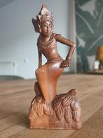 Balinees houtsnijwerk oud beeldje Indonesië, Ophalen of Verzenden