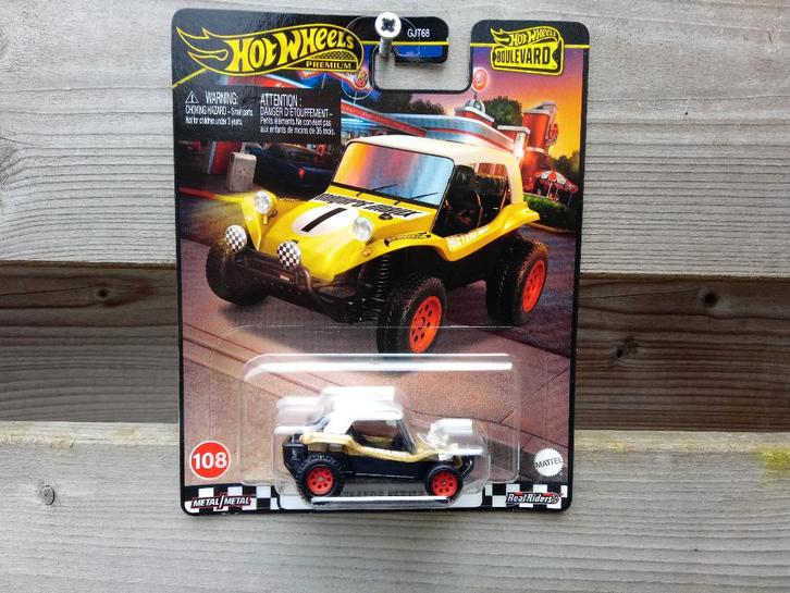 Meyers Manx Buggy Hotwheels RealRiders, Hobby en Vrije tijd, Modelauto's | Overige schalen, Nieuw, Auto, Ophalen