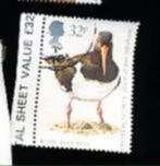 ENGELAND RONDSTEMPEL VOGEL, Ophalen of Verzenden