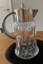 1920 Antieke Kristallen Kan met  IJshouder, Ophalen of Verzenden