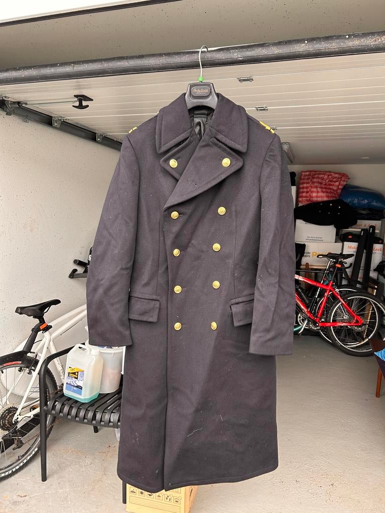 Jack Wol Marine Pea Coat Maat L, Ophalen of Verzenden, Maat 52/54 (L), Blauw