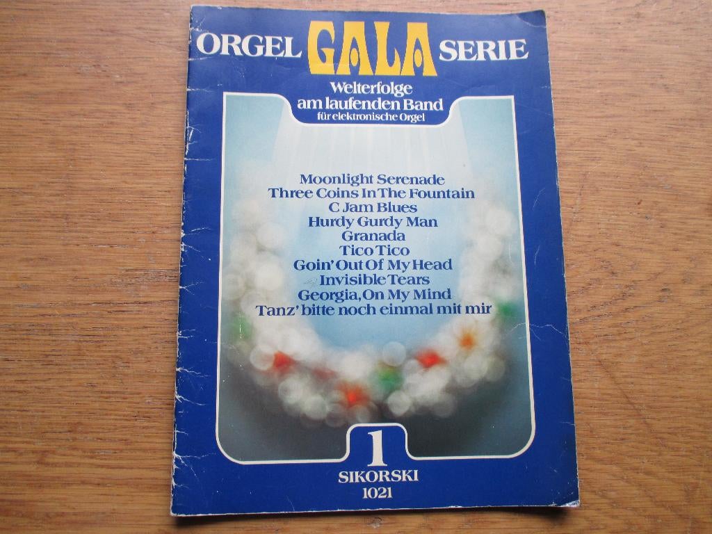 10 TITELS IN ORGEL GALA SERIE 1, Muziek en Instrumenten, Gebruikt, Ophalen of Verzenden, Keyboard, Artiest of Componist