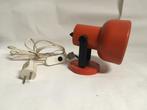 Wandlamp oranje retro vintage lamp 70s jaren 70 , Verzenden, Metaal