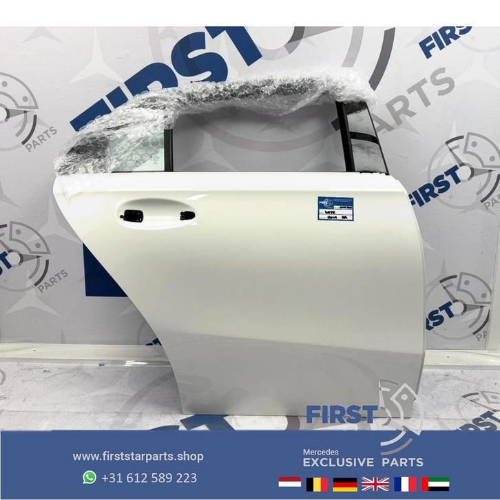 W177 DEUR RECHTSACHTER WIT A KLASSE PORTIER COMPLEET 2018-20, Auto-onderdelen, Carrosserie en Plaatwerk, Deur, Mercedes-Benz, Achter