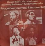 D.ROSS, M.GAYE,S.ROBINSON,S.WONDER - POPS, WE LOVE YOU, Cd's en Dvd's, Vinyl Singles, Gebruikt, Ophalen of Verzenden