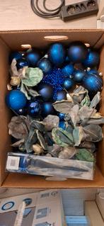 Kerstballen plastic blauw, Diversen, Kerst, Ophalen
