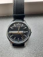 herenhorloge, Sieraden, Tassen en Uiterlijk, Horloges | Heren, Overige merken, Leer, Polshorloge, Ophalen of Verzenden