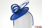 Disc Fascinator Maddox blauw sisal sinamay nieuw 1 size fits, Maddox, Hoed, Nieuw, One size fits all