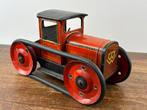 Antieke Bing Traktor made in Germany Rood, Ophalen of Verzenden