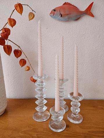 Vintage design 4 stuks Iittala Festivo kandelaars  beschikbaar voor biedingen