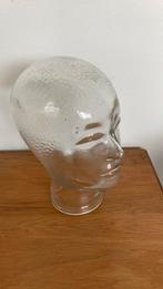 Glazen hoofd kop koptelefoonhoofd, Verzamelen, Retro, Ophalen, Huis en Inrichting