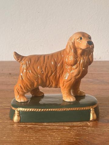 Sculptuur - Cocker Spaniel / hond - porselein  beschikbaar voor biedingen