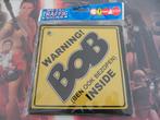 Auto accessoire  Warning BOB Inside schildje., Ophalen of Verzenden, Zo goed als nieuw