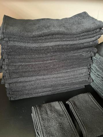 New eco kompresdoeken zwart schoonheidssalon beschikbaar voor biedingen