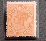 Queensland 1890 - 1p perf 13 ongestempeld, Ophalen of Verzenden, Postfris