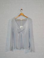 Sportalm top lichtblauw blauw glitter kunstzijde maat 44 XXL, Kleding | Dames, Tops, Blauw, Maat 42/44 (L), Ophalen of Verzenden