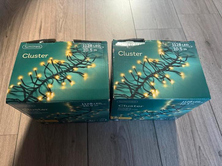 Lumineo Cluster Kerstverlichting - 1128 LED - 10,5m, Diversen, Kerst, Nieuw, Ophalen of Verzenden