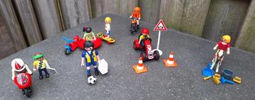Playmobil 6 sets kindjes met motor, skelter, pony, voetbal  beschikbaar voor biedingen