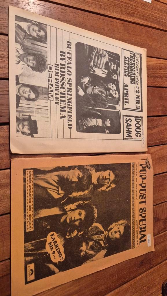 Oude Muziek Tijdschriften - The Roaring Sixties & Pop-Post, Verzamelen, Tijdschriften, Kranten en Knipsels, Tijdschrift, Nederland