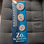 bavaria emaille reclamebord  met thermometer, Verzamelen, Merken en Reclamevoorwerpen, Ophalen, Gebruikt, Reclamebord
