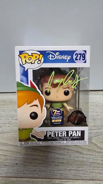 Gesigneerde Peter Pan Funko Pop #279 Jeremy Sumpter beschikbaar voor biedingen