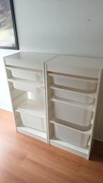 Trofast kast 2 stuks met bakken, Huis en Inrichting, Ophalen, Gebruikt, Minder dan 100 cm, 25 tot 50 cm