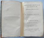 Lexicon manuale latinum, etymologico ordine dispositum. Ab E, Ophalen of Verzenden