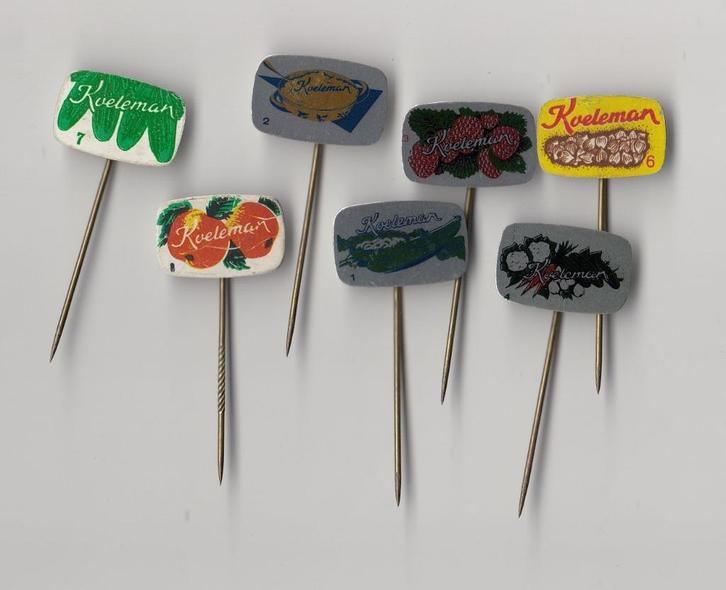 Koeleman Conserven Ter Aar speldjes, Verzamelen, Speldjes, Pins en Buttons, Gebruikt, Speldje of Pin, Overige onderwerpen, Ophalen of Verzenden