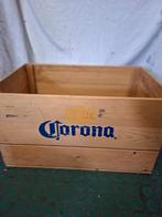 Houten Corona Bierkrat, Ophalen, Gebruikt, Reclamebord, Plaat of Schild, Overige merken