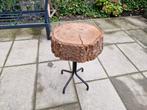 Boomstam bijzet tafel, Huis en Inrichting, Tafels | Eettafels, Ophalen, Minder dan 50 cm, 50 tot 100 cm, Rond