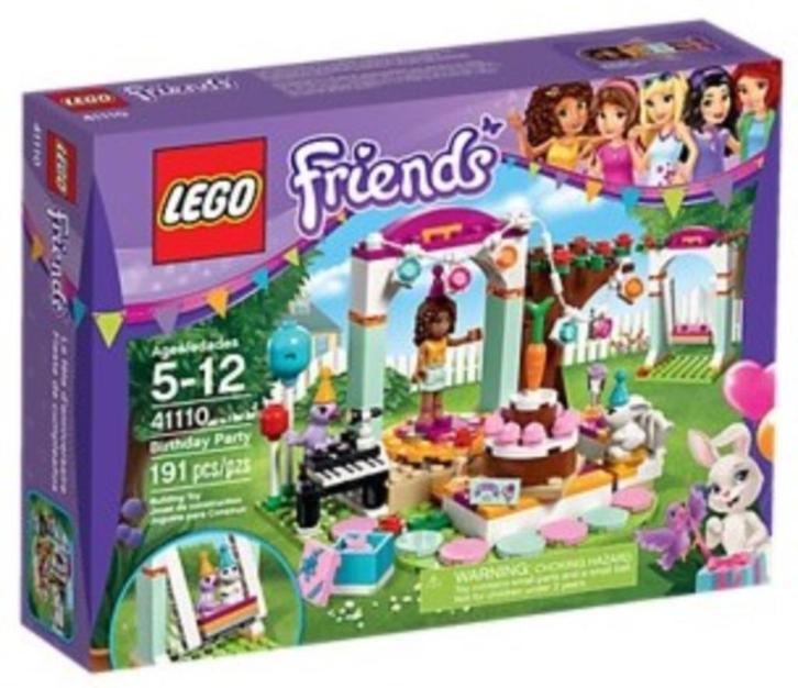 41110 LEGO Friends Verjaardagsfeest - compleet met doos, Kinderen en Baby's, Speelgoed | Duplo en Lego, Zo goed als nieuw, Lego