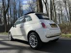 Fiat 500 1.3 JTD Lounge pano airco diesel, Auto's, Fiat, Gebruikt, 4 cilinders, Leder en Stof, Wit