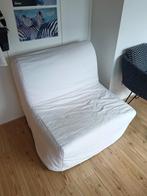 Lycksele Slaapstoel Ikea Wit, Huis en Inrichting, Ophalen, Eenpersoons, Wit, Nieuw