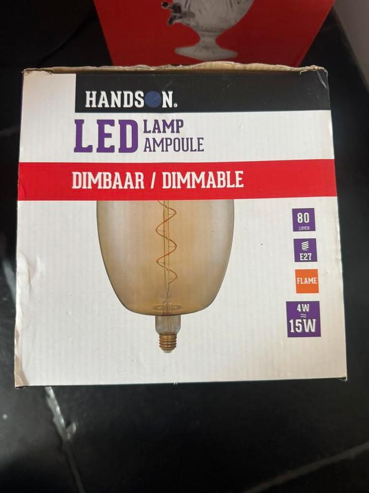 Handson LED globe E27 4W 100LM dimbaar, Huis en Inrichting, Lampen | Losse lampen, Nieuw, Led-lamp, Minder dan 30 watt, E27 (groot)