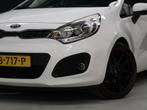 Kia Rio 1.4 CVVT Super Pack [AFNEEMBARE TREKHAAK, CRUISE CON, Auto's, Kia, Voorwielaandrijving, Euro 5, Zwart, Wit