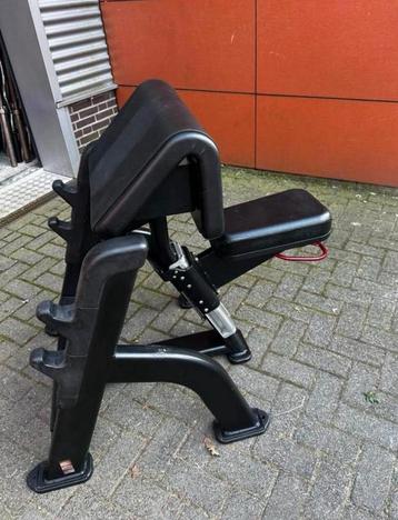 Star Trac Scott Bench , Biceps Bankje beschikbaar voor biedingen