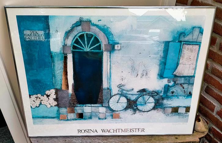 Rosina Wachtmeister Schilderij - Via Galileo Galilei 80x60CM, Antiek en Kunst, Kunst | Litho's en Zeefdrukken, Ophalen of Verzenden