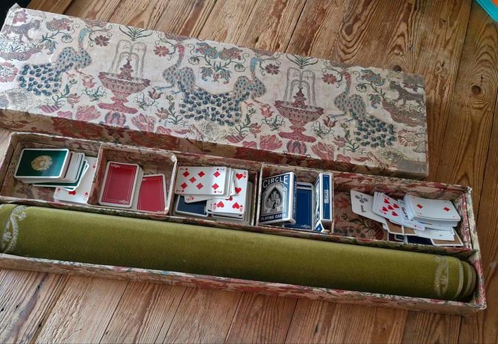 Oud bridge kleed, Hobby en Vrije tijd, Gezelschapsspellen | Kaartspellen, Ophalen of Verzenden