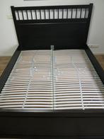 IKEA 2-persoons bed, Ophalen, Gebruikt, Zwart, Tweepersoons