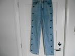 Redial blauwe jeans met hartjes, maat 36., Kleding | Dames, Spijkerbroeken en Jeans, Redial, Blauw, Ophalen of Verzenden, Zo goed als nieuw