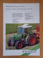 Folder Fendt Farmer 304 LS/LSA met 70 PK, Boeken, Gelezen, Ophalen of Verzenden, Tractor en Landbouw