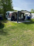 Hobby 400 SB Excellent + voortent, mover,fietsenrek, Caravans en Kamperen, Kachel, 75 kg, Hobby, Treinzit