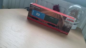 Märklin H0 Containerwagen - Nieuwstaat! beschikbaar voor biedingen