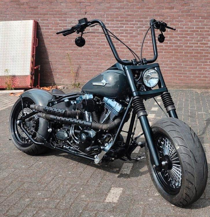 Aanbieding Harley Davidson Custombike inruil streetglide!, Motoren, Motoren | Harley-Davidson, Particulier, Chopper, meer dan 35 kW